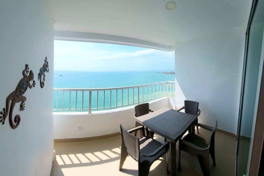 Hermoso Apartamento Vista Al Mar. Edf Palmetto 1 . Cartagena Luaran gambar